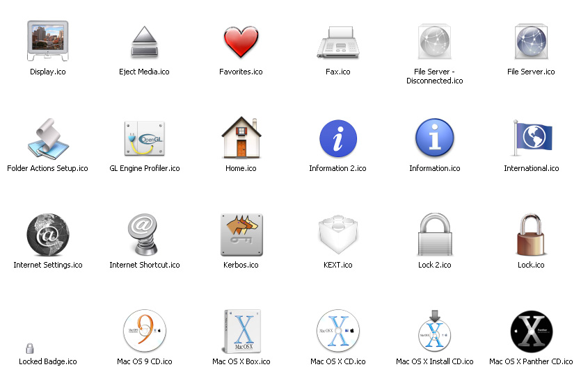 Apple Icons Part 1