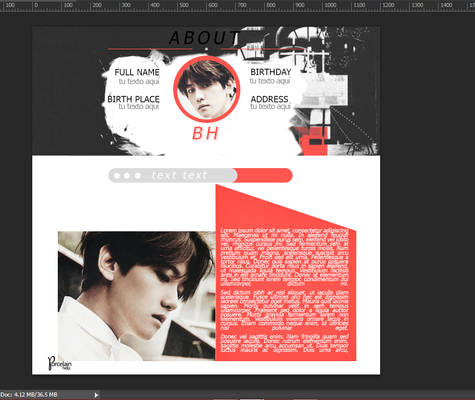 O48. Base de Ficha | Baek| Editable by Porcelain