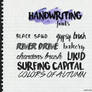 Handwriting Fonts by Porcelain