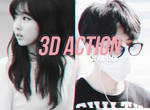 3D action color and bw