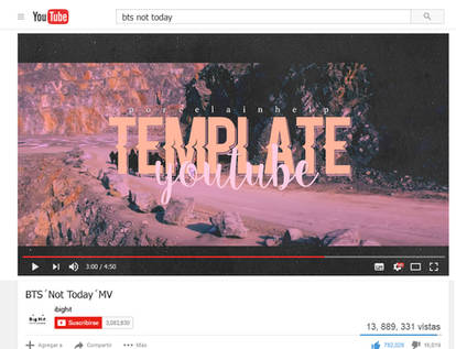 YOUTUBE template | PSD | Porcelain