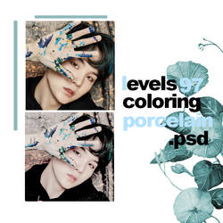 97 LEVELS PSD COLORING PORCELAIN