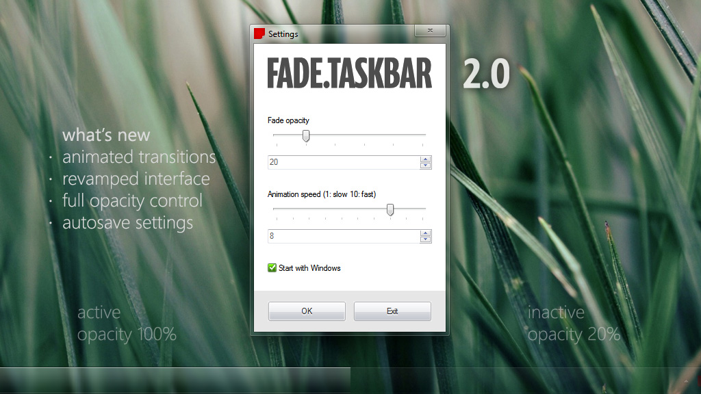 Fade.Taskbar 2.0