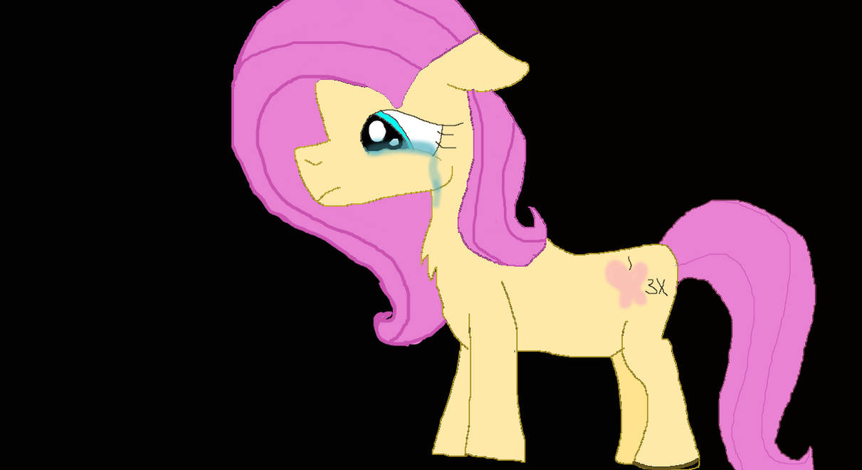I just can't ..Sad Fluttershy. by UnicornRarity on DeviantArt