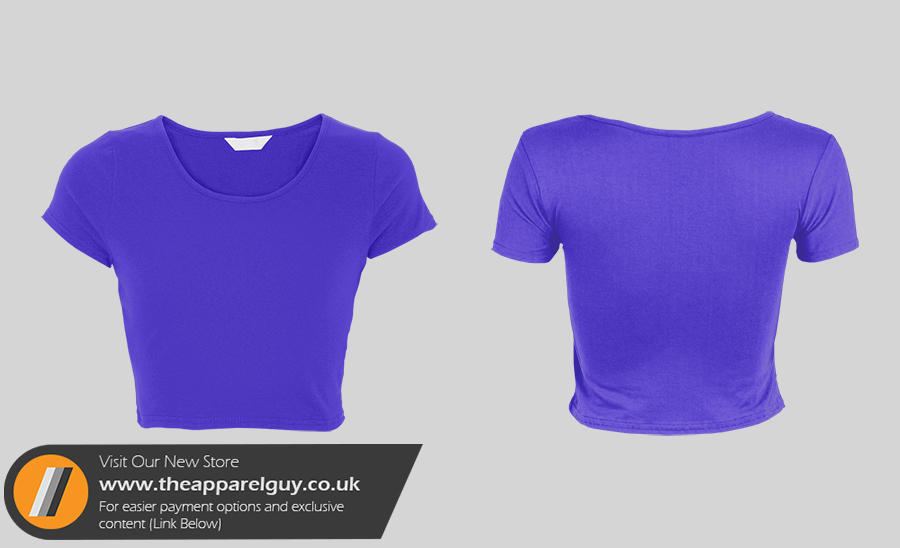 Crop Top T Shirt Template