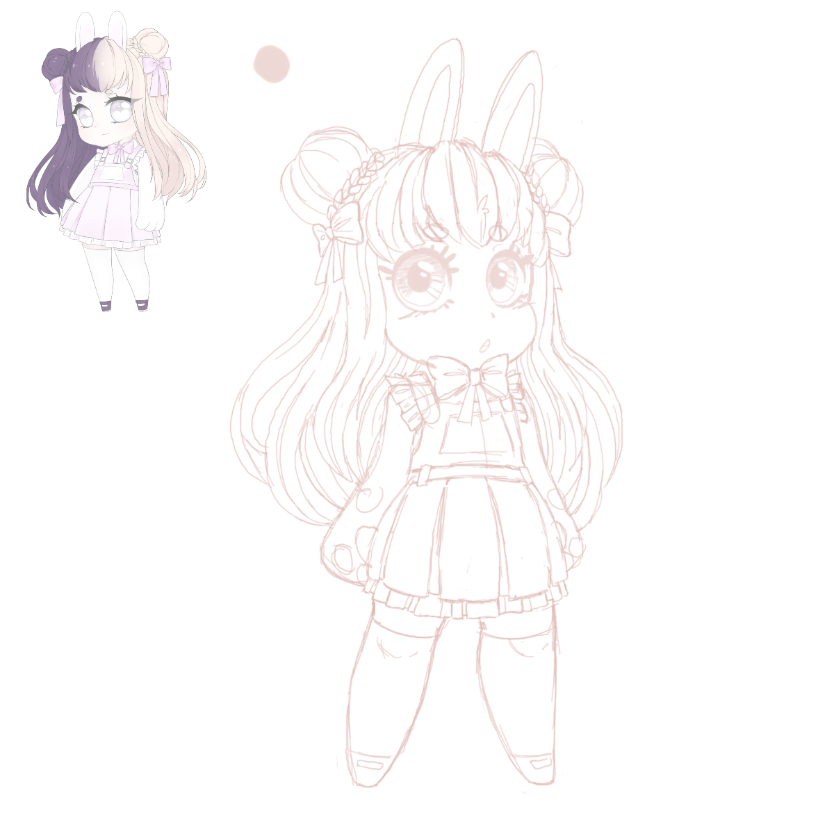 Commission Progress by SKYEPXL on DeviantArt