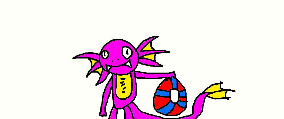 floaty takes off his floaty by supremekaioeast on DeviantArt