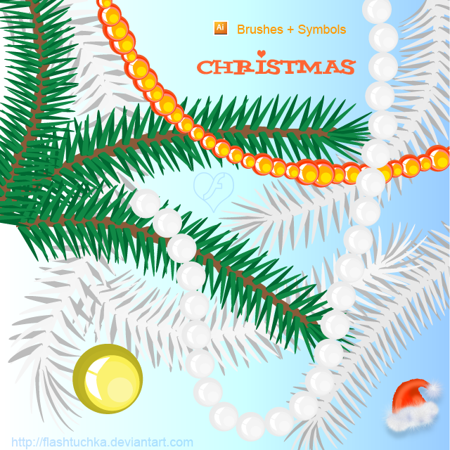 Christmas Tree ai Brushes