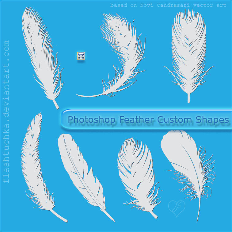 Feather Custom Shapes By Flashtuchka On Deviantart