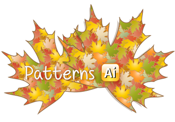 2 Autumn Leaves Illustrator Patterns