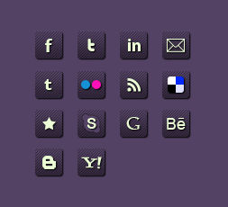 Purple Social Set