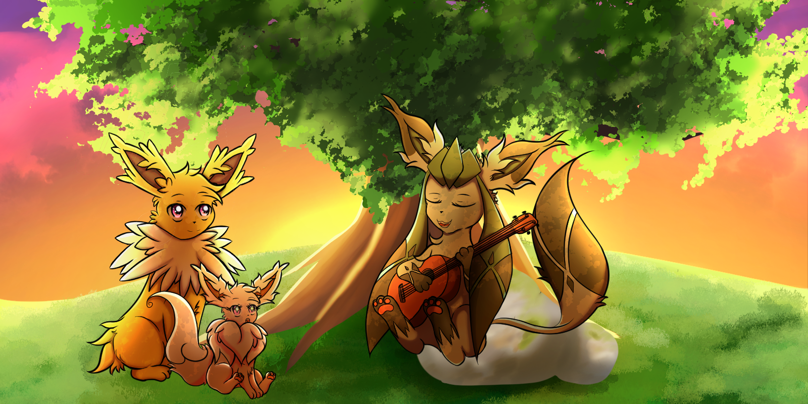 A little song for my daughter by BlueGlaceon11177 on DeviantArt