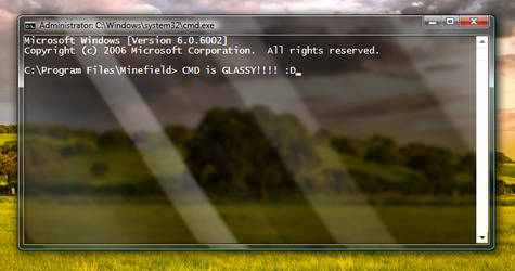 Glass CMD for Vista and Seven