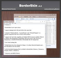 BorderSkin 0.3 - Aero Glass On XP/7/8