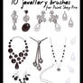 10 Jewellery Brushes - for PsP