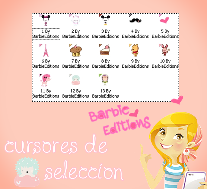 Cursores de seleccion