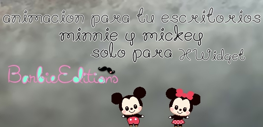 Minnie y Mickey animacion para el escritorio