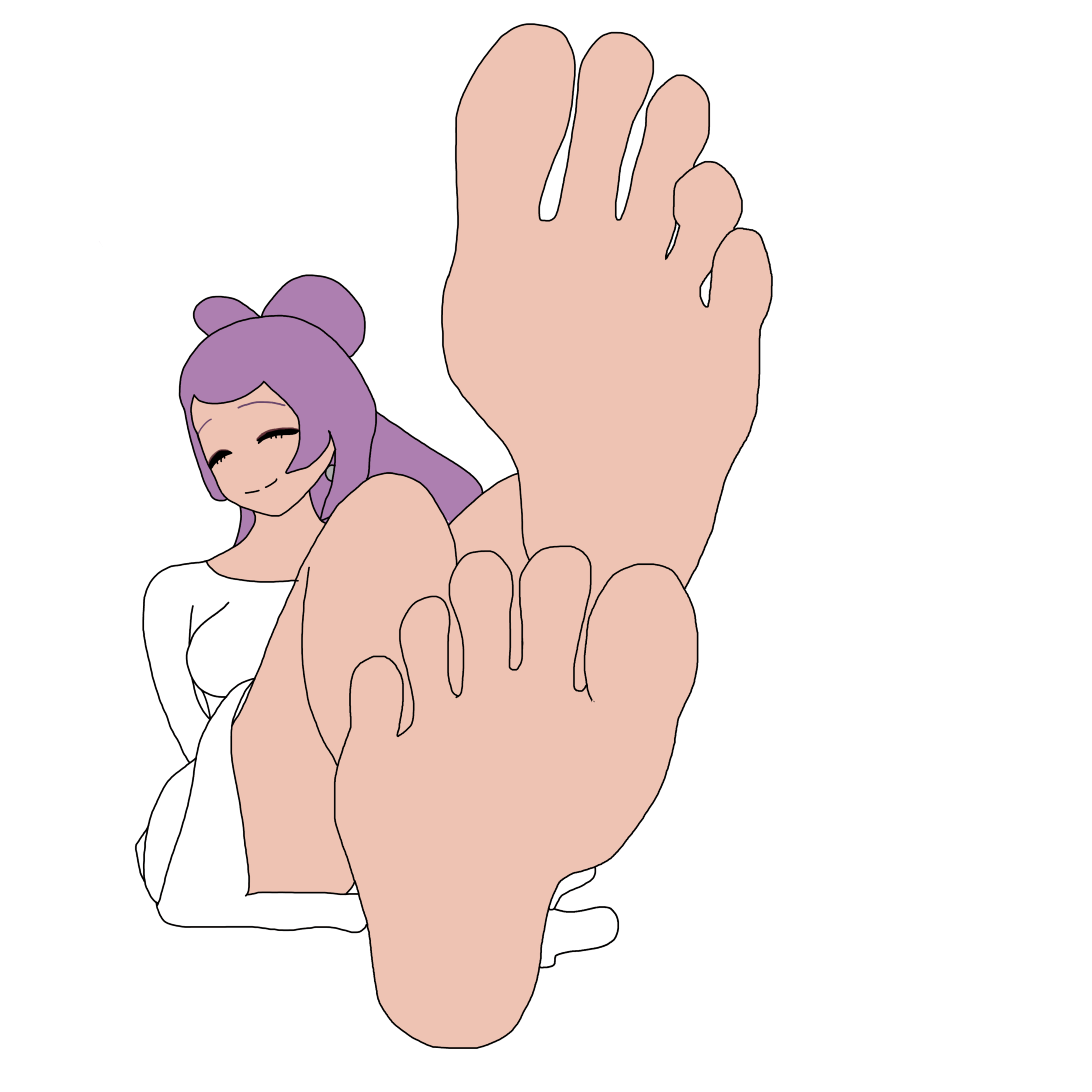 Miriam Showing Soles by Obiosis on DeviantArt
