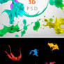 .: Splash Paint 3D - PSD :.