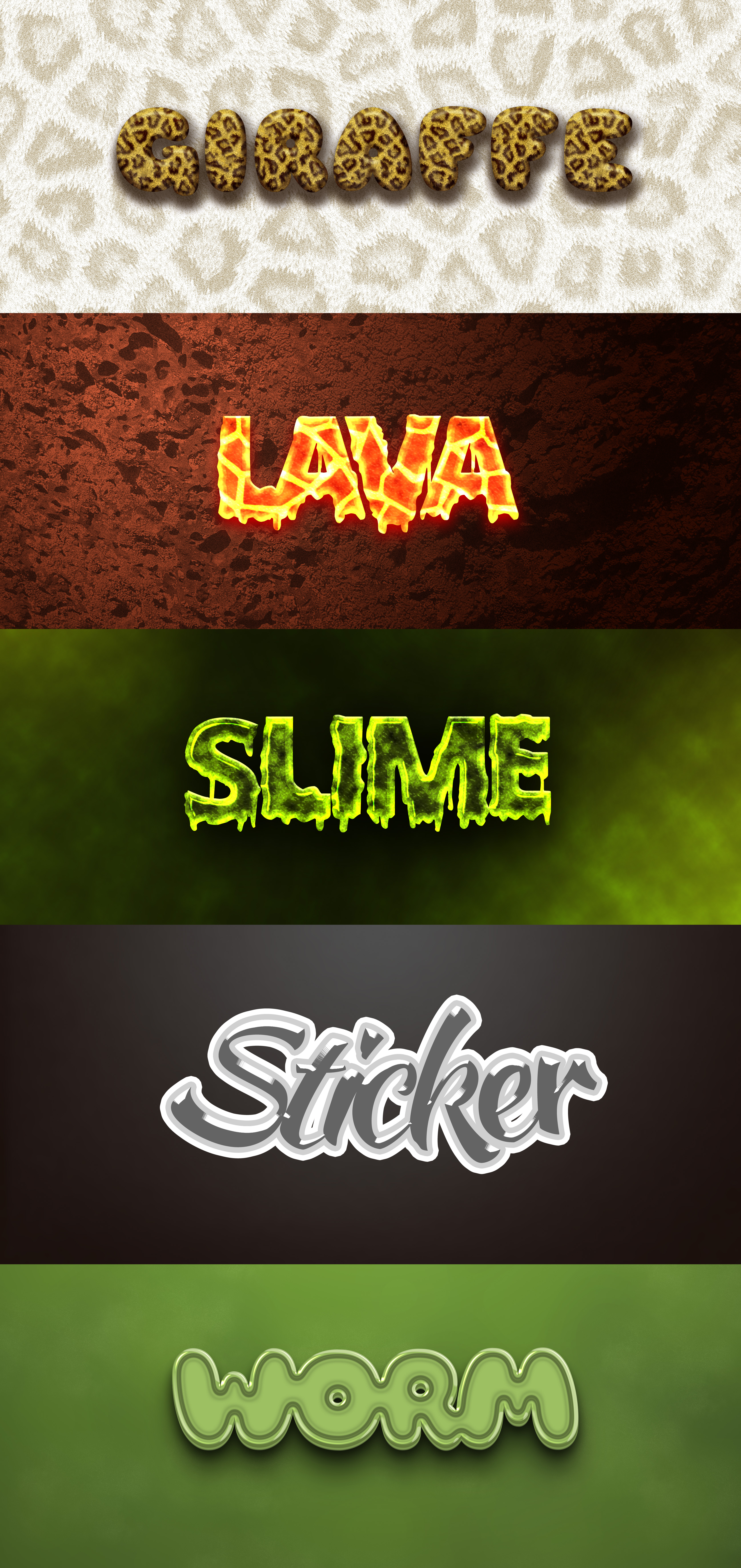 Tan Text Effect Text Effect Pack3 by DigitalConnection on DeviantArt