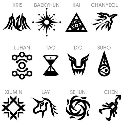 EXO Symbol Brushes (HD) by ChannieBaconette on DeviantArt