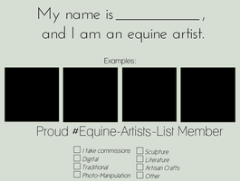 EAL - Equine Artist Template