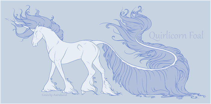 Quirlicorn Foal Lines