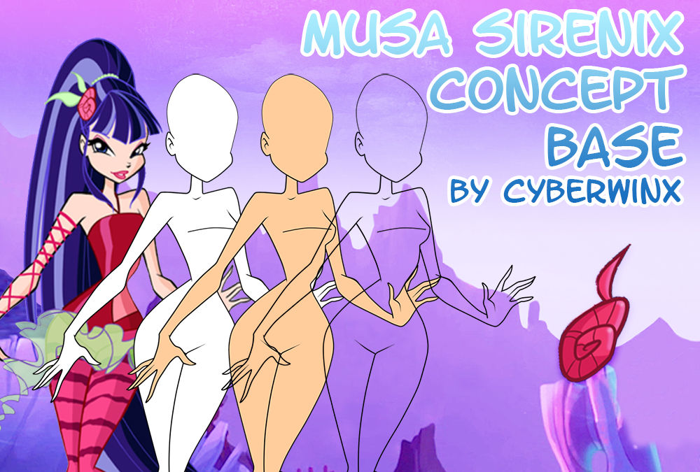 Musa Sirenix Concept Base by Cyberwinx on DeviantArt