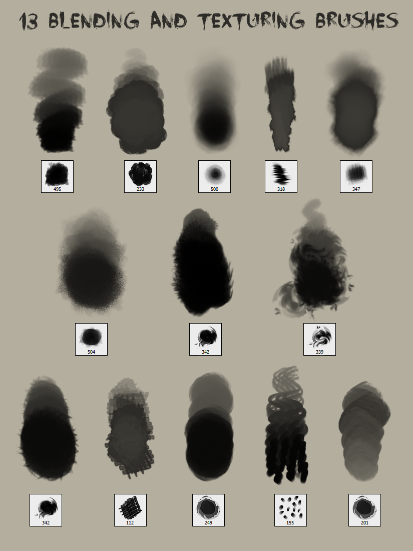 13 Blending and Texturing Brushes