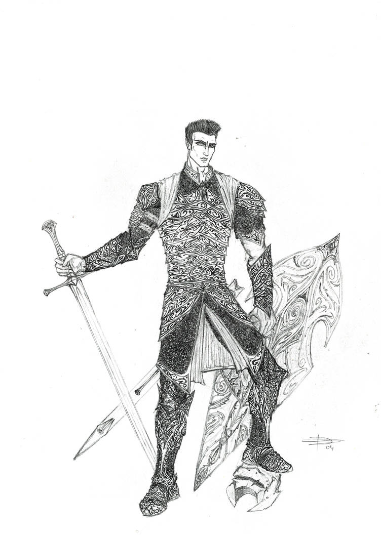 half-elf-warrior-by-dgarauz-on-deviantart
