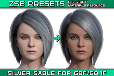 ZSE Materials Presets: MSM Silver Sable G8F