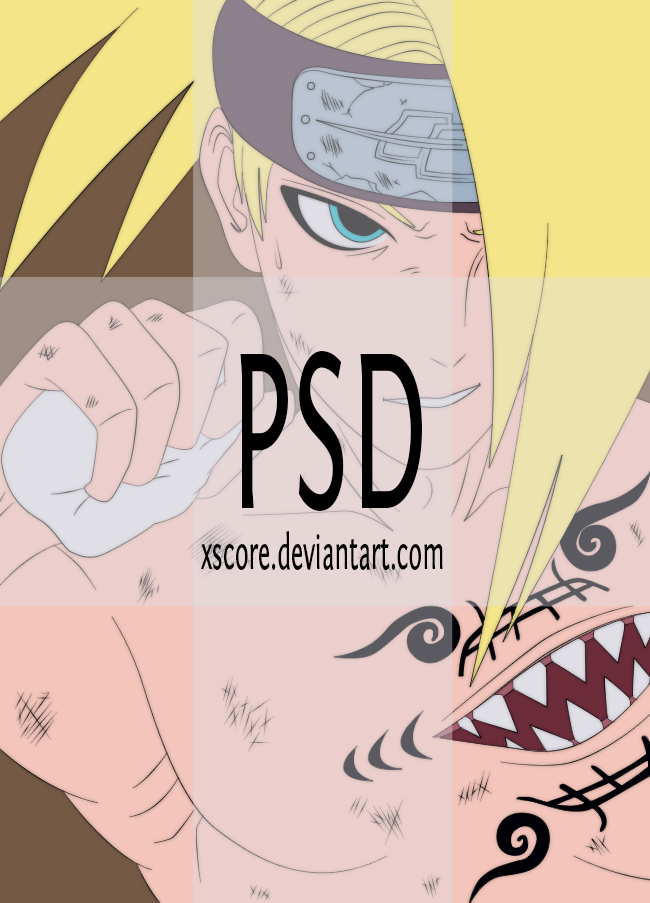 Deidara PSD with base color