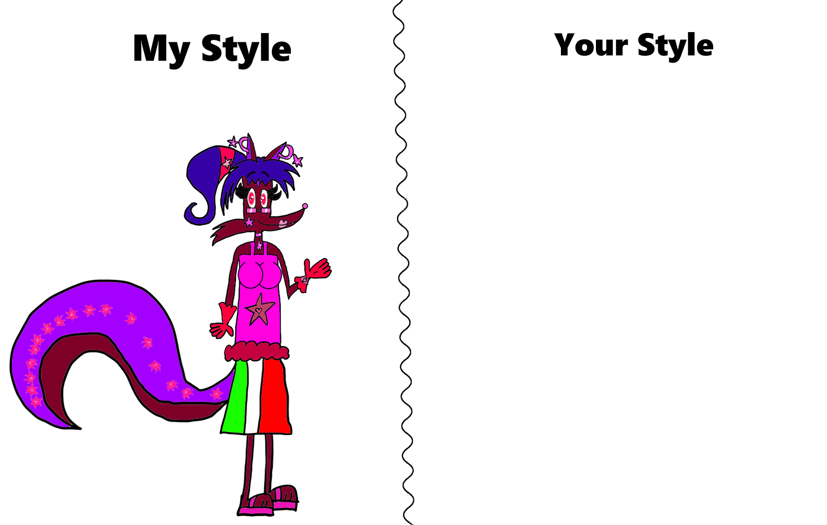 My Style and Your Style of Sasha (Collab). by MalReboot79 on DeviantArt