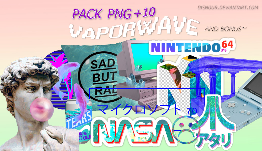 Pack PNG ~ V a p o r w a v e