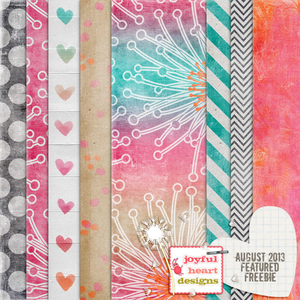 Featured Freebie from Aug. 2013 :)
