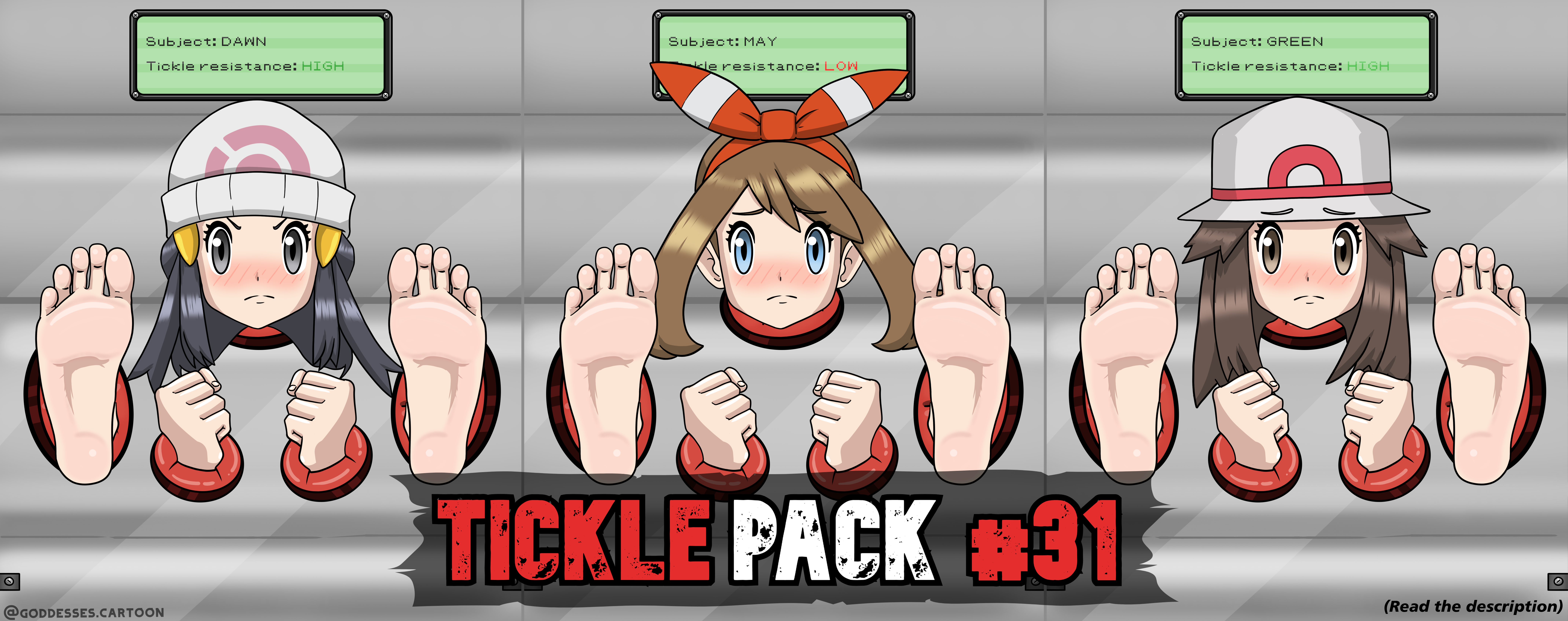 TICKLE PACK 31 by GoddessesCartoon on DeviantArt