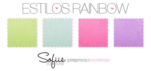 Estilos Rainbow