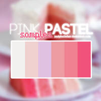 Pink Pastel Samples.