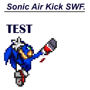 Sonic SSBB-SSF alternate air kick swf