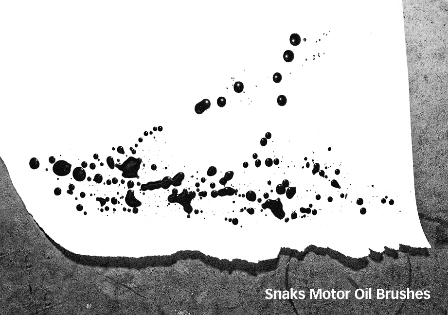 Oil Drip Brushes by snakstock