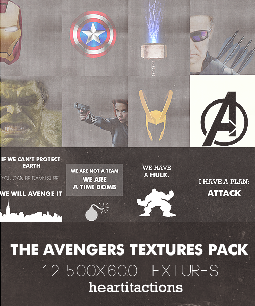 The Avengers Textures Pack