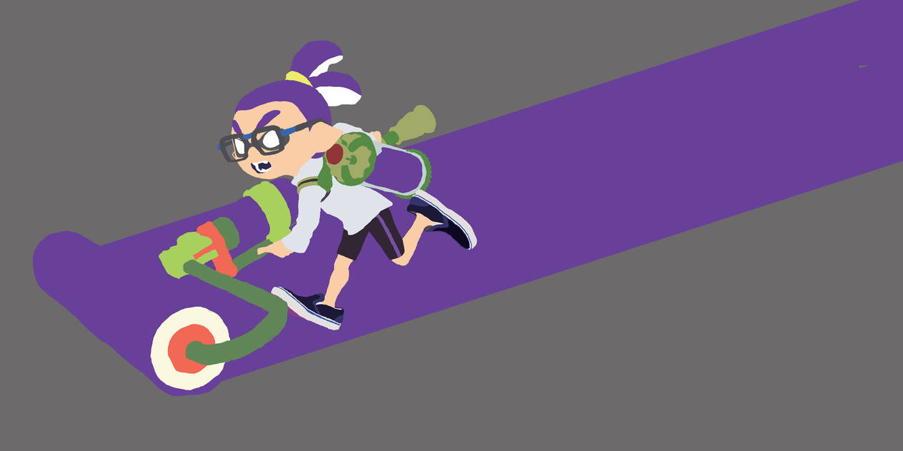 Splatoon Roller by DexFord on DeviantArt