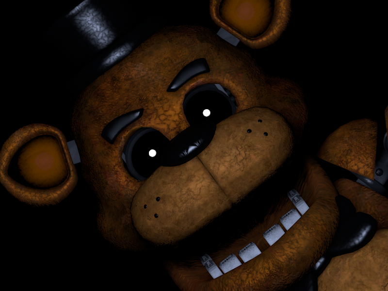 Freddy Fazbear Fnaf 1 Jumpscare 1 recreation by zueiroooooooooooo on  DeviantArt