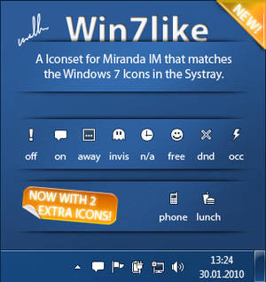 Win7like for Miranda IM