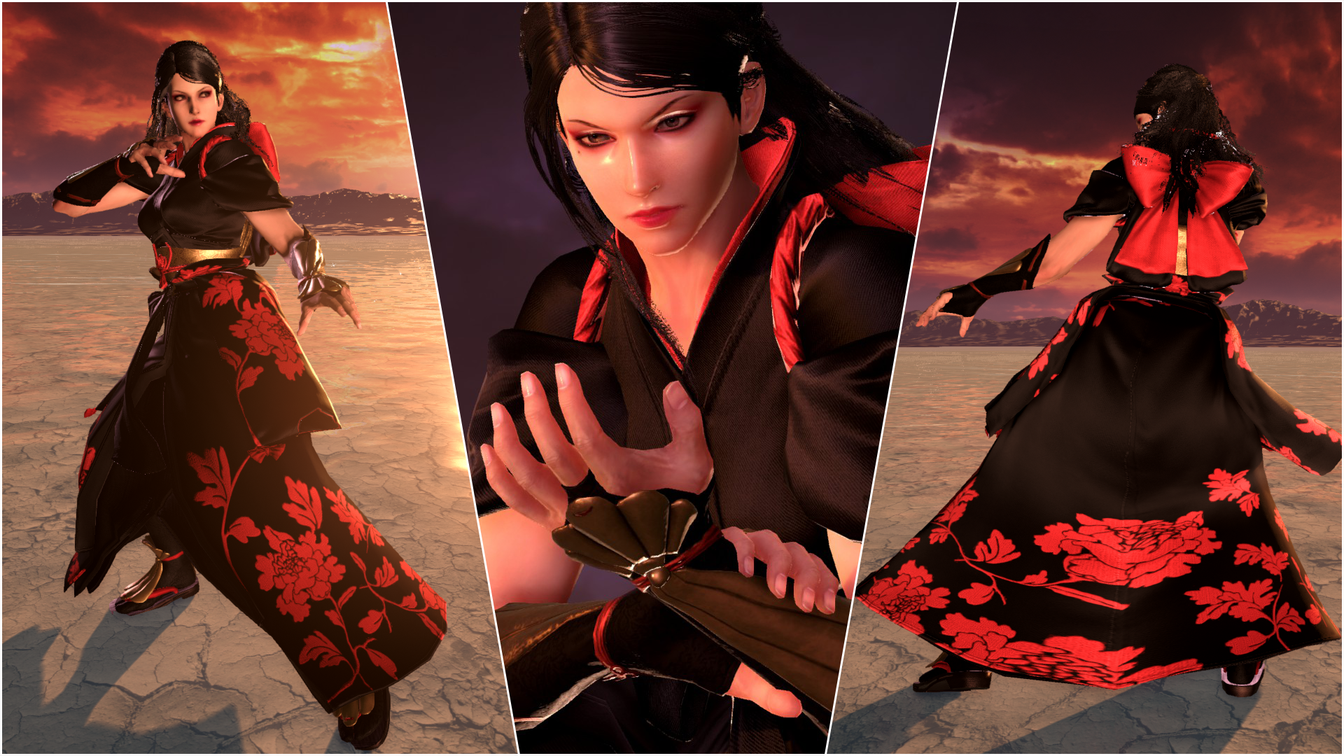 TAZA Black Sfifa Kimono