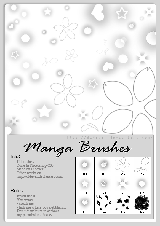 FREE - Manga Brushes