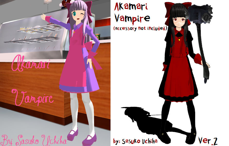 [MMD] Akamari Vampire (2 Models) by Killin-Dreamz on DeviantArt