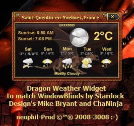 Dragon Weather Widget