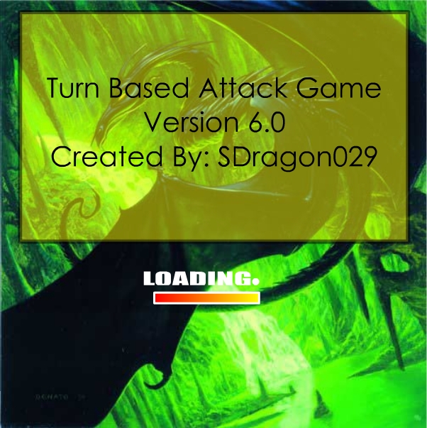 Turn Based Attack Game V. 6.0