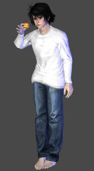 Death Note - L (Ryuzaki) Default Outfit DL